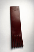 Leather bookmark